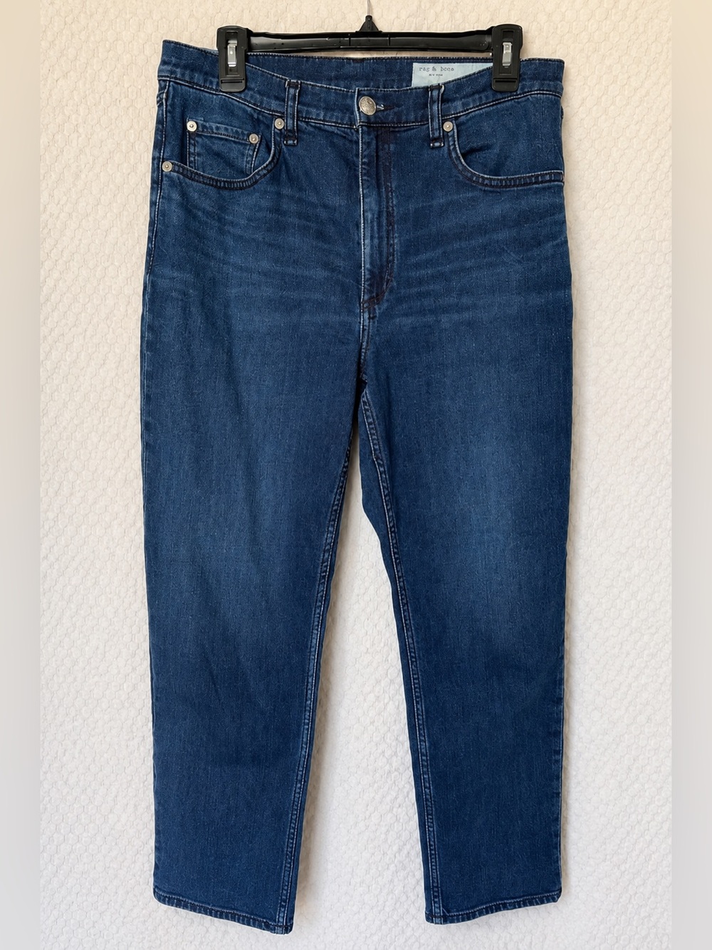 Rag & Bone Wren High Rise Slim Straight Jeans Ella Size 30 - Picture 1 of 9